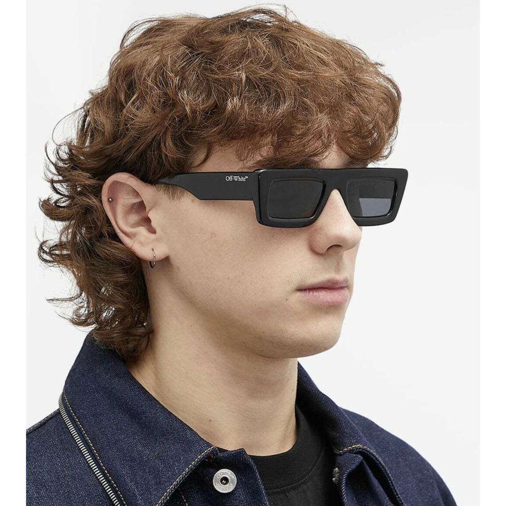 NWT Off-White Ontario Black 52mm Sunglasses